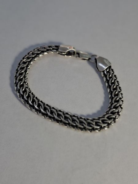 серебряный браслет Браслет серебро 925 29,06g, вес изделия 29.09g, длина 20.5 см, нет камней в Иркутск