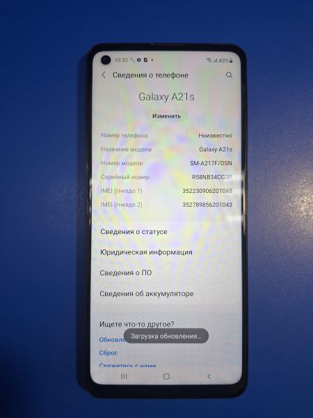сотовый телефон Samsung Galaxy A21s 4/64GB (A217F) Duos в Иркутск