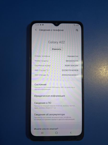 сотовый телефон Samsung Galaxy A02 2/32GB (A022G) Duos в Иркутск