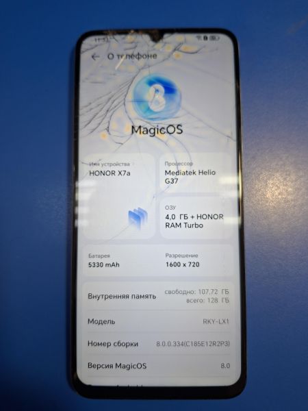 сотовый телефон Honor X7a 4/128GB (RKY-LX1) Duos в Иркутск