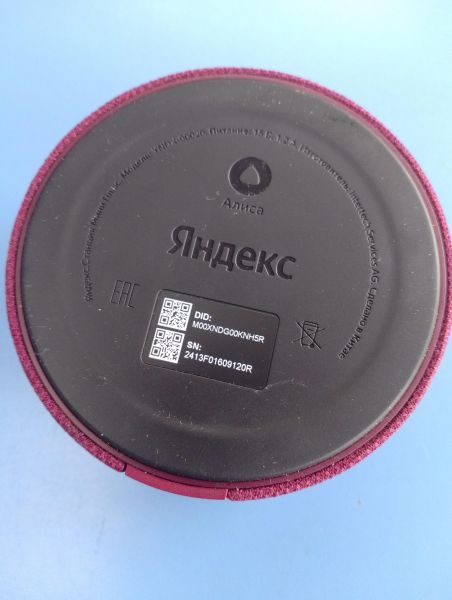 Купить Яндекс Станция Мини Плюс (YNDX-00020) с СЗУ в Иркутск за 3800 руб.