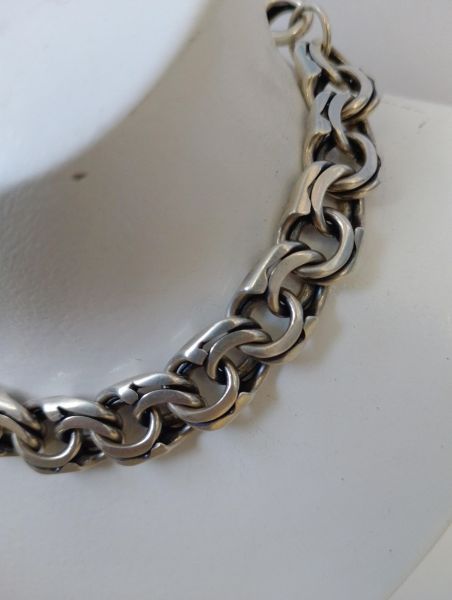 Купить Браслет серебро 925 32,88g, вес изделия 32.98g, длина 16 см в Иркутск за 2250 руб.