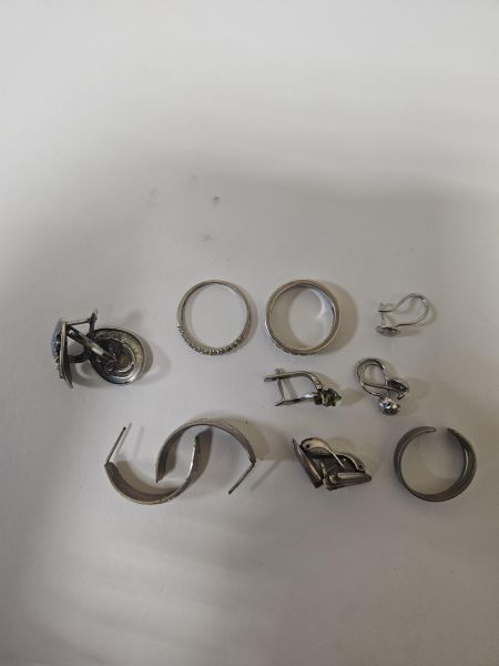 Купить Лом или горсть серебро 925 7,95g, вес изделия 17.55g в Иркутск за 850 руб.