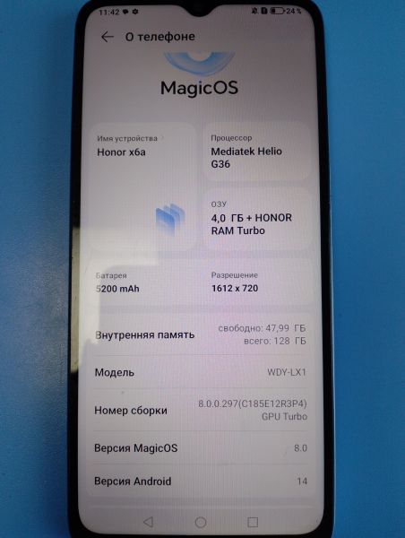 Купить Honor X6a 4/128GB (WDY-LX1) Duos в Иркутск за 4800 руб.