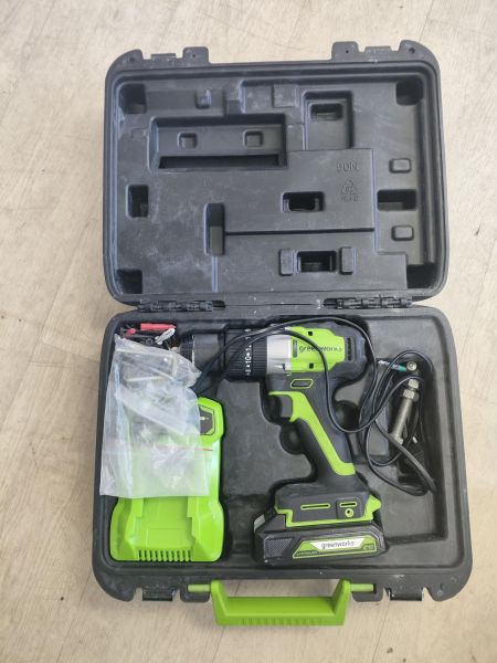 шуруповёрт аккумуляторный GreenWorks GD24DD60 3704107 с СЗУ в Иркутск