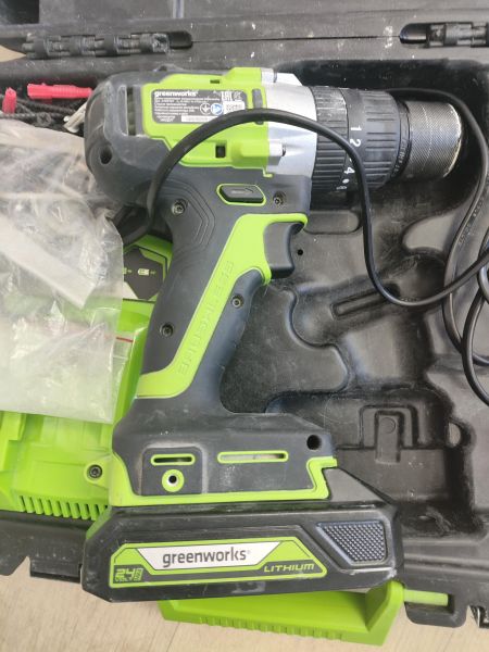 шуруповёрт аккумуляторный GreenWorks GD24DD60 3704107 с СЗУ в Иркутск
