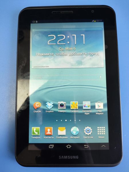 планшет Samsung Galaxy Tab 2 8GB (GT-P3100) (c СЗУ, c SIM) в Иркутск