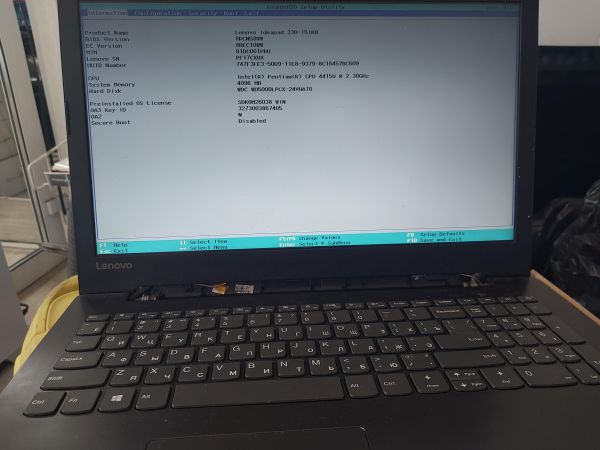 ноутбук Lenovo без модели (15.6/FHD/4415U/4GB/HDD 500GB) в Иркутск