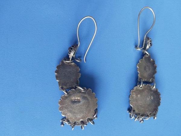 серебряные серьги Серьги серебро 925 10,57g, вес изделия 15.57g в Иркутск