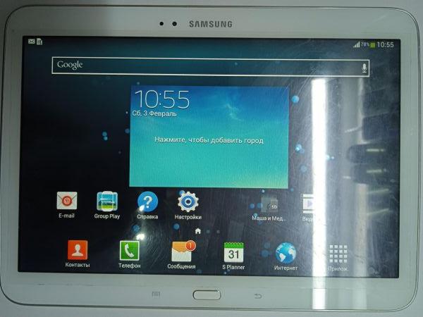 Купить Samsung Galaxy Tab 3 10.1 16GB (P5200) (c SIM) в Новосибирск за 1899 руб.