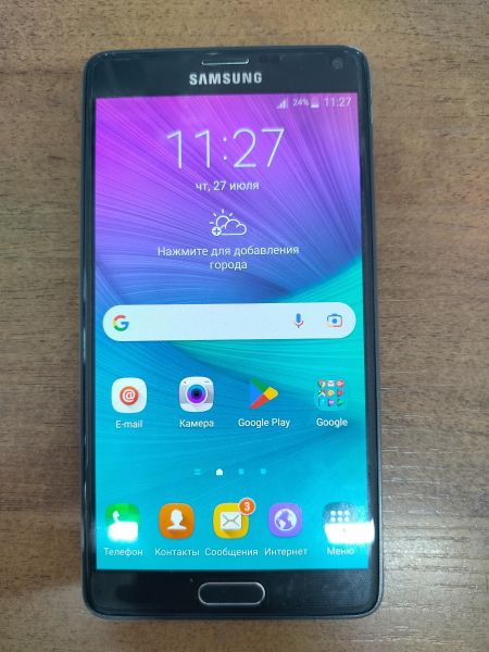 Купить Samsung Galaxy Note 4 3/32GB (N910C) в Ангарск за 4199 руб.