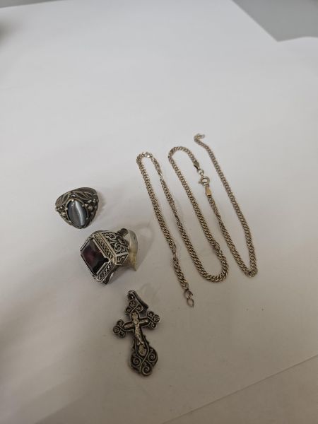 Купить Лом или горсть серебро 925 16,00g, вес изделия 17.11g в Иркутск за 1250 руб.