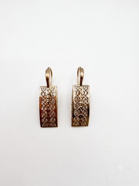 золотые серьги Серьги золото 585 3,26g, вес изделия 3.26g в Иркутск