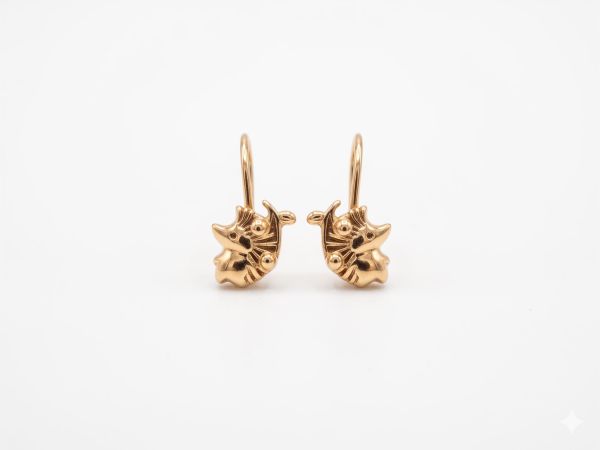золотые серьги Серьги золото 585 1,26g, вес изделия 1.26g в Иркутск