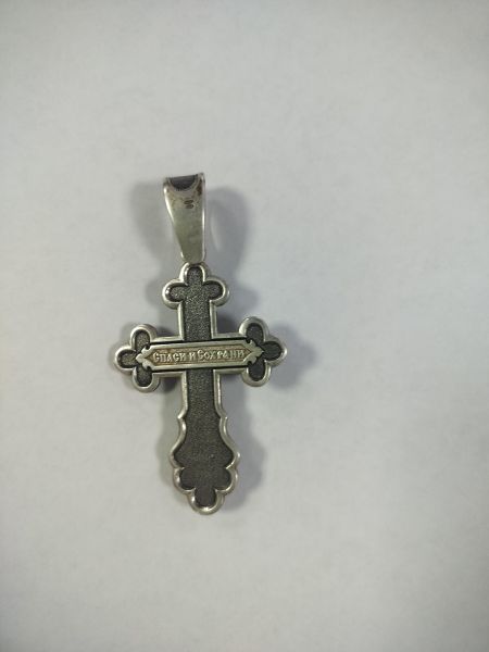 серебряный крест Крест серебро 925 28,95g, вес изделия 28.95g в Саянск