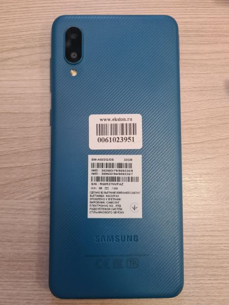 Купить Samsung Galaxy A02 2/32GB (A022G) Duos в Шелехов за 749 руб.