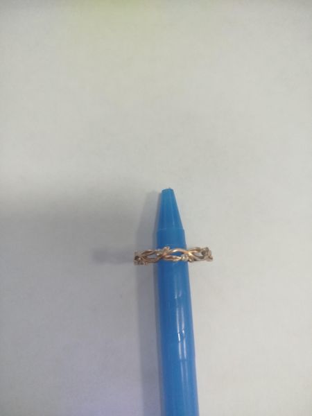 Купить Кольцо золото 585 1,12g, вес изделия 1.19g в Шелехов за 5800 руб.