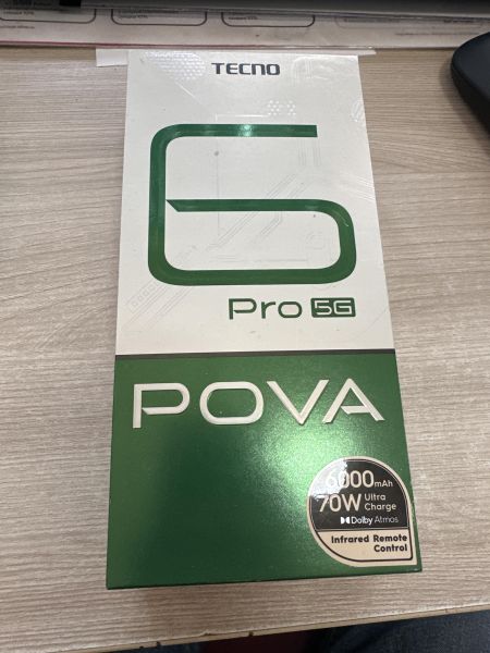 Купить TECNO Pova 6 Pro 5G 12/256GB (LI9) Duos в Шелехов за 13600 руб.