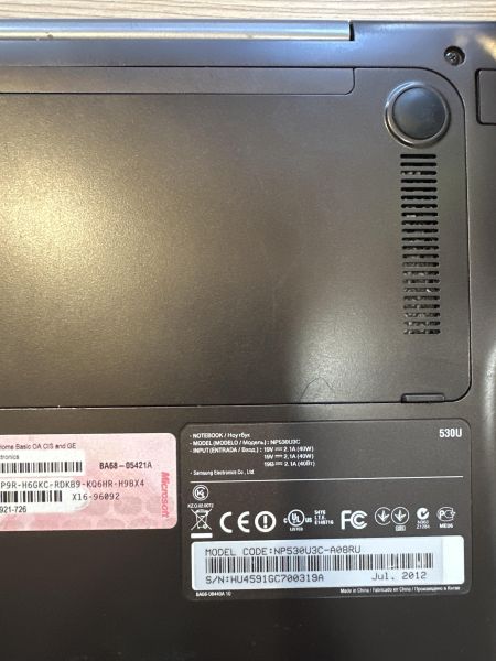 Купить Samsung NP530U3C-A08RU (12/500GB) в Шелехов за 4100 руб.