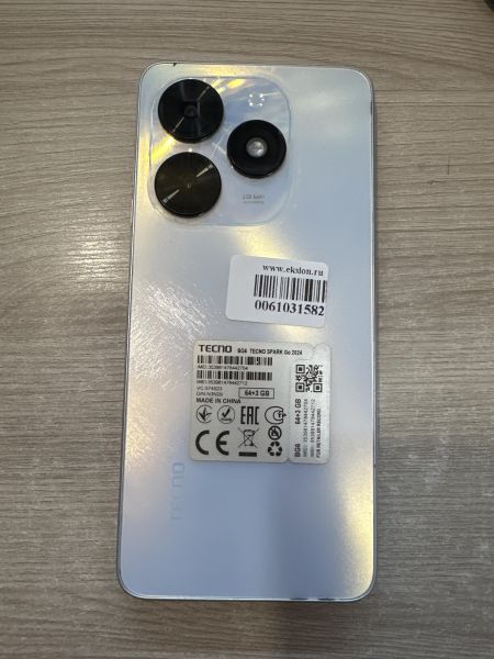Купить TECNO Spark Go 2024 3/64GB (BG6) Duos в Шелехов за 3800 руб.