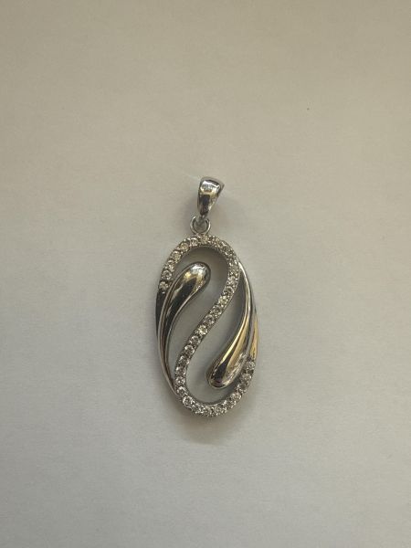 серебряная подвеска Подвеска серебро 925 5,91g, вес изделия 6.23g в Шелехов