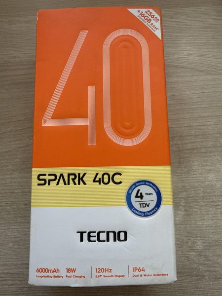 сотовый телефон TECNO Spark 40C 8/256GB (KM4k) Duos в Шелехов