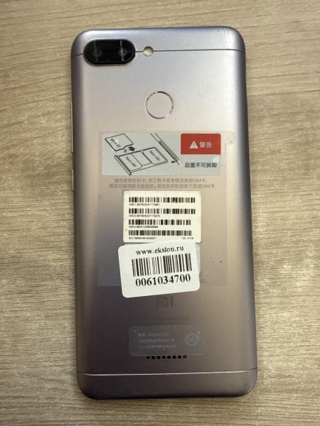 сотовый телефон Xiaomi Redmi 6 3/32GB (M1804C3DE) Duos в Шелехов