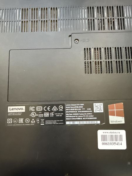 ноутбук Lenovo IdeaPad 310-15ISK 80SM00QHRK (i3-6100U, RAM 8 GB, HDD 1 TB) в Шелехов