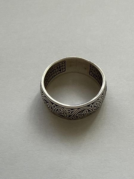 серебряное кольцо Кольцо серебро 925 4,12g, вес изделия 4.12g, размер 17, 00 нет камней в Шелехов