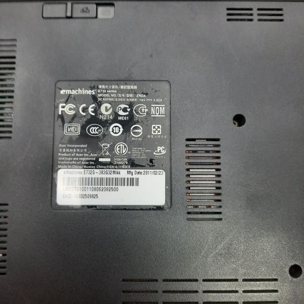 Купить Acer eMachines E732G-382G32Mnkk в Томск за 2850 руб.