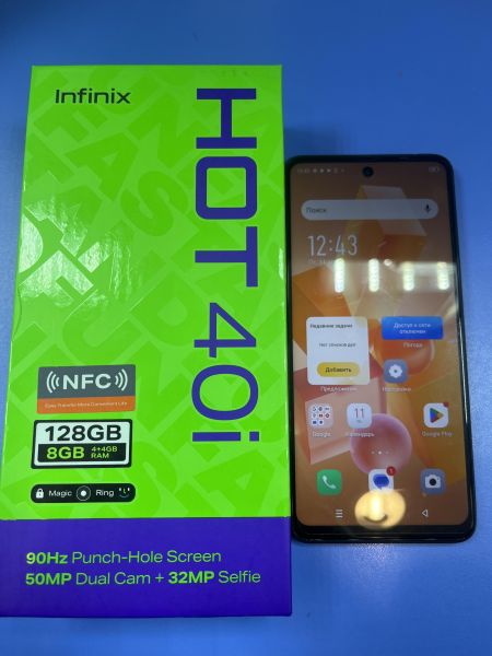 Купить Infinix Hot 40i 4/128GB (X6528B) Duos в Томск за 5400 руб.