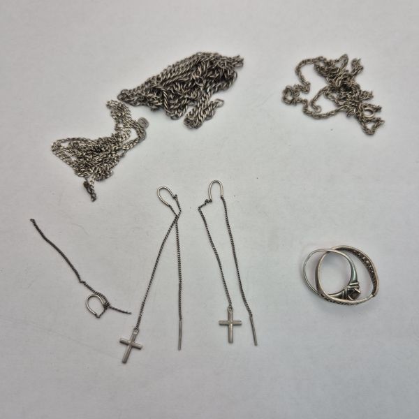 Купить Лом или горсть серебро 925 22,82g, вес изделия 24.32g в Иркутск за 1600 руб.