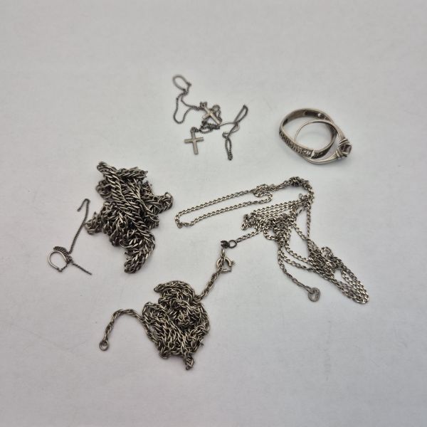 Купить Лом или горсть серебро 925 22,82g, вес изделия 24.32g в Иркутск за 1600 руб.