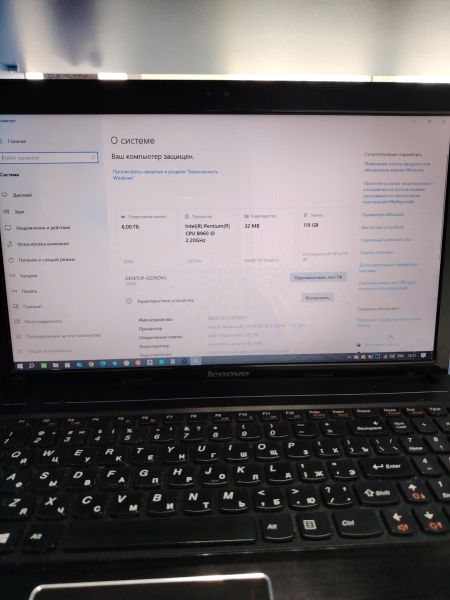 ноутбук Lenovo G580 59407179 (B960/6GB/SSD 128 GB) в Томск