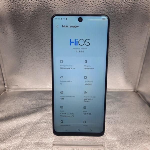 Купить TECNO Camon 19 6/128GB (CI6N) Duos в Томск за 4100 руб.