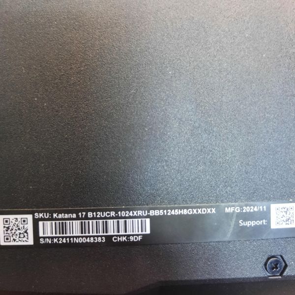 Купить MSI Katana GF76 B12UCR-1024XRU в Томск за 44000 руб.