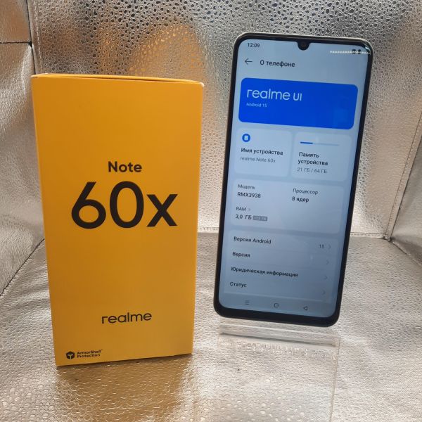 Купить Realme Note 60x 3/64GB (RMX3938) Duos в Томск за 4200 руб.