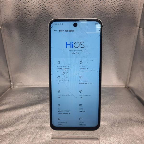 Купить TECNO Spark Go 1 4/64GB (KL4) Duos в Томск за 2200 руб.