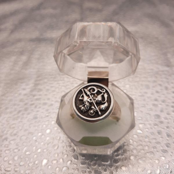 Купить Кольцо серебро 925 8,72g, вес изделия 8.72g, размер 21 в Томск за 1350 руб.