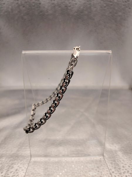 серебряный браслет Браслет серебро 925 9,71g, вес изделия 9.71g, длина 20 см в Томск