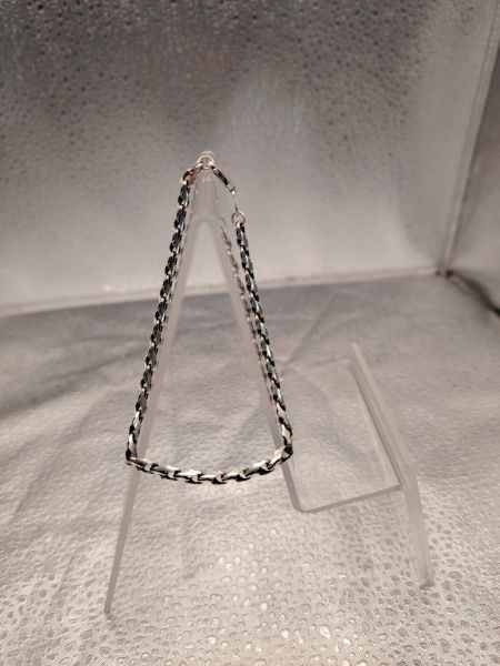 серебряный браслет Браслет серебро 925 9,71g, вес изделия 9.71g, длина 20 см в Томск