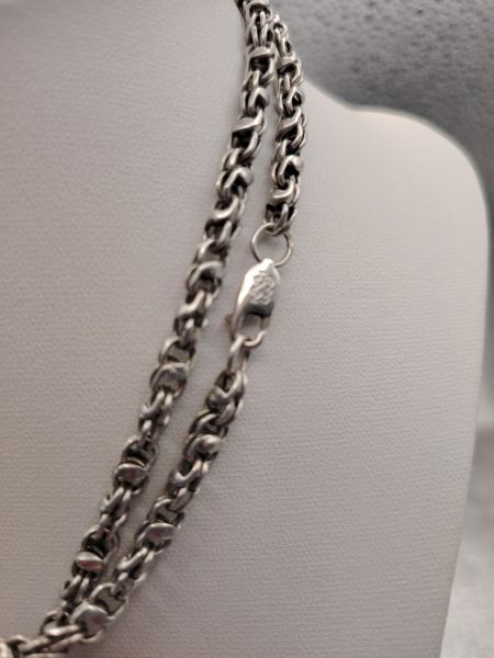 серебряная цепь Цепь серебро 925 48,63g, вес изделия 48.73g, длина 80 см в Томск