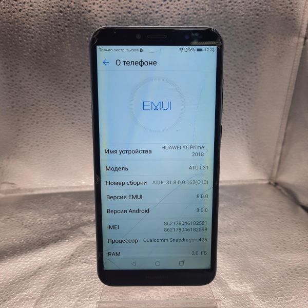 Купить Huawei Y6 Prime 2018 2/16GB (ATU-L31) Duos в Томск за 900 руб.