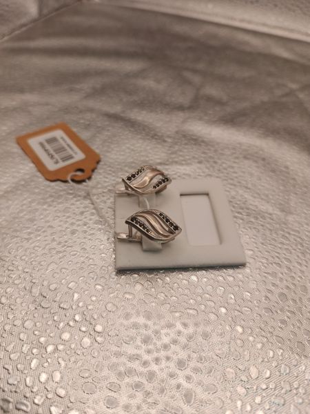 серебряные серьги Серьги серебро 925 6,44g, вес изделия 6.64g в Томск