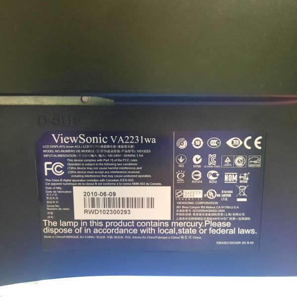 монитор Viewsonic VA2231wa-LED в Томск