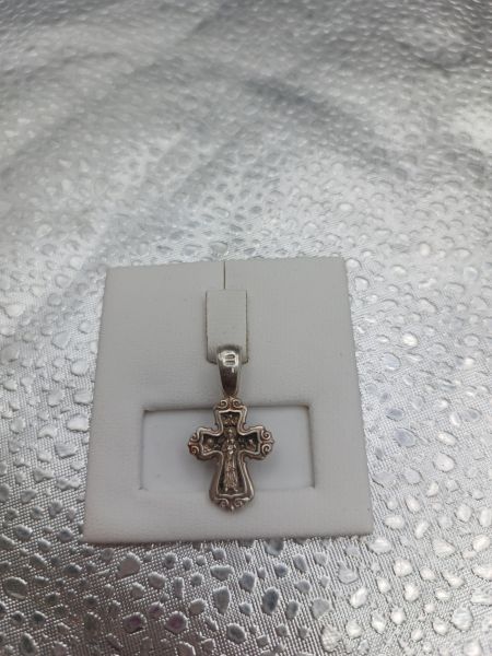 серебряный крест Крест серебро 925 3,08g, вес изделия 3.08g в Томск