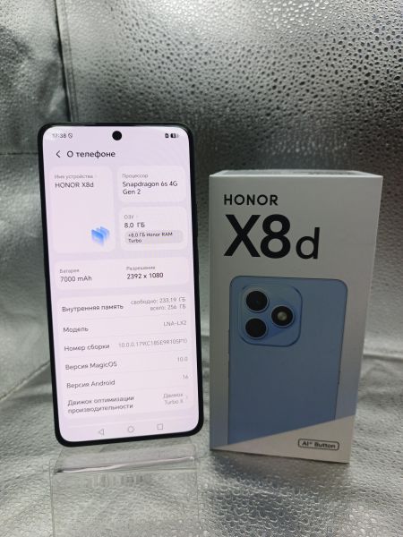 сотовый телефон Honor X8d 8/256GB (LNA-LX2) Duos в Томск