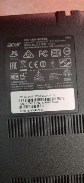Купить Acer Aspire ES1-522-20V4 в Томск за 3700 руб.