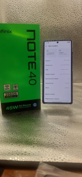 Купить Infinix Note 40 8/256GB (X6853) Duos в Томск за 11100 руб.