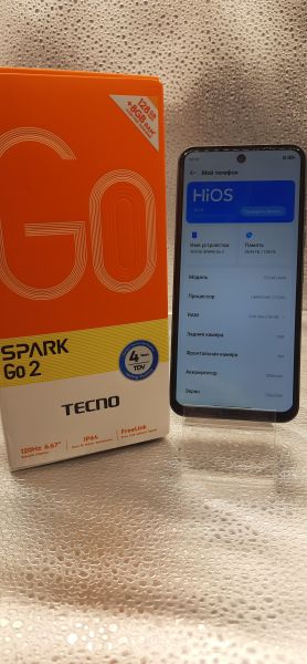 Купить TECNO Spark Go 2 4/128GB (KM4) Duos в Томск за 5300 руб.